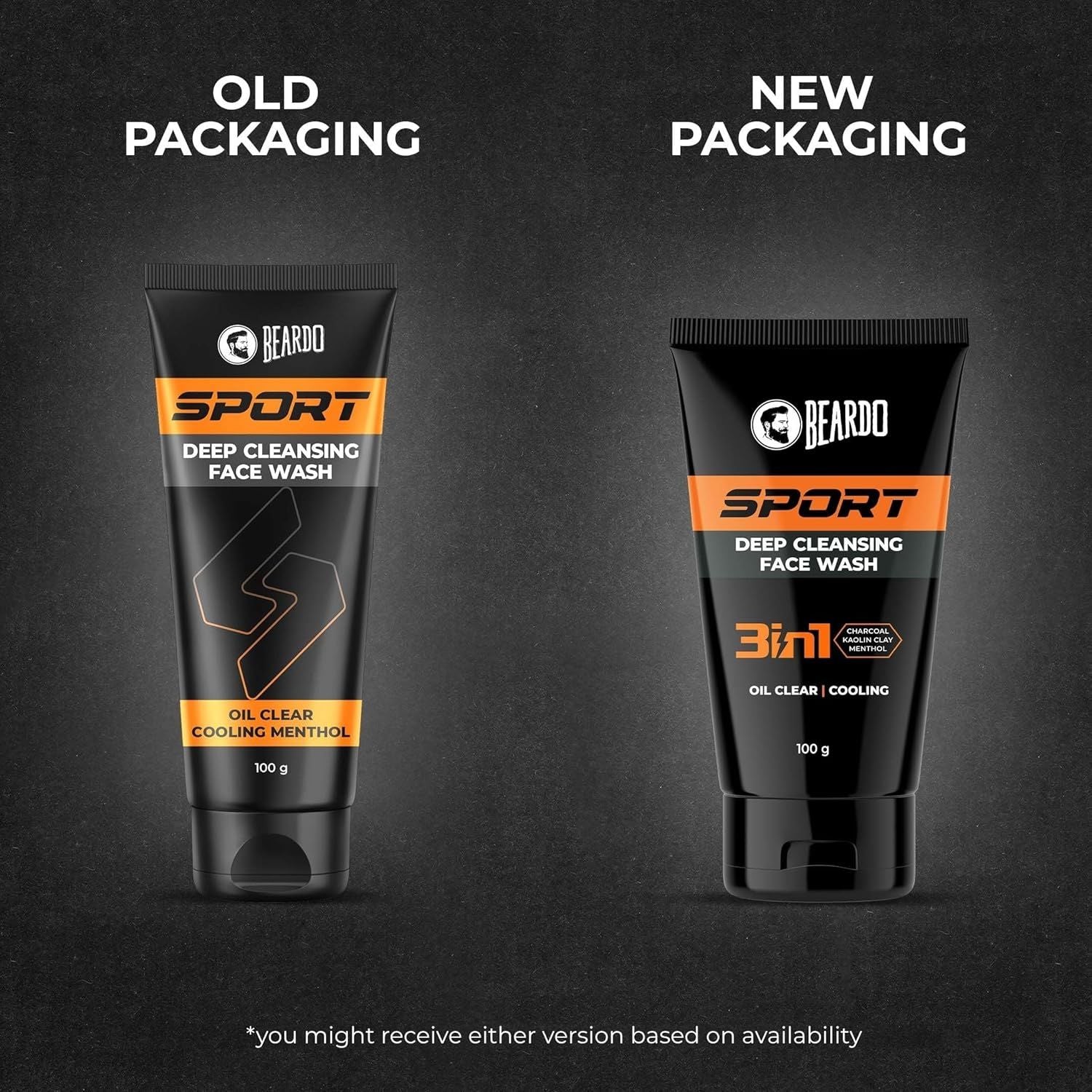Beardo Sports Face Wash for Men- 100g