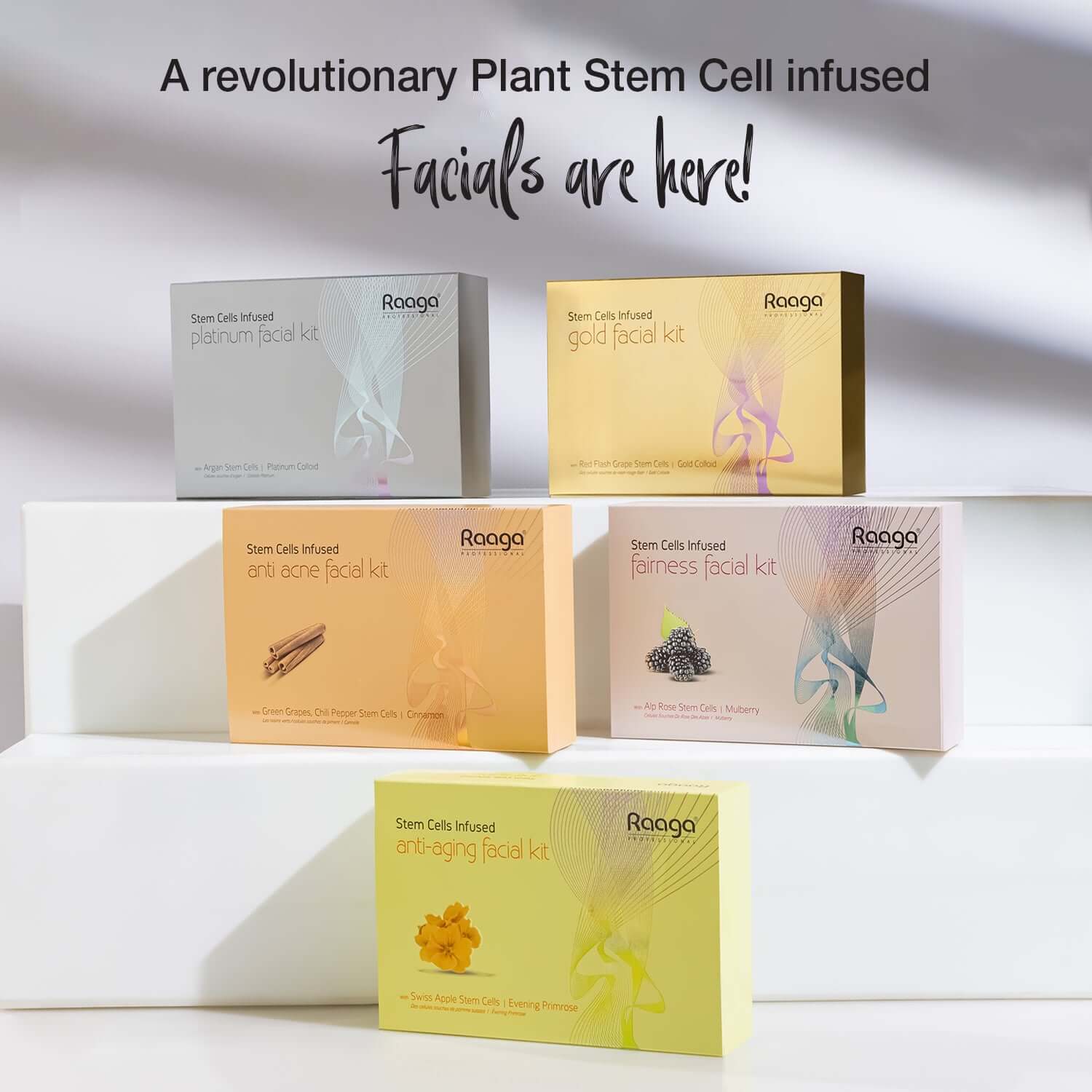 RAAGA STEM CELLS ANTI AGING FACIAL KIT