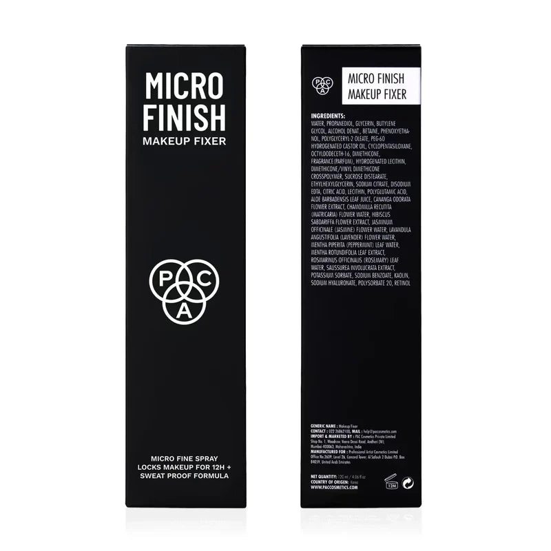 PAC MICRO FINISH MAKEUP FIXER