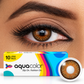 AQUALENS DAILY LENS MYSTERY BROWN (PAIR OF 5)