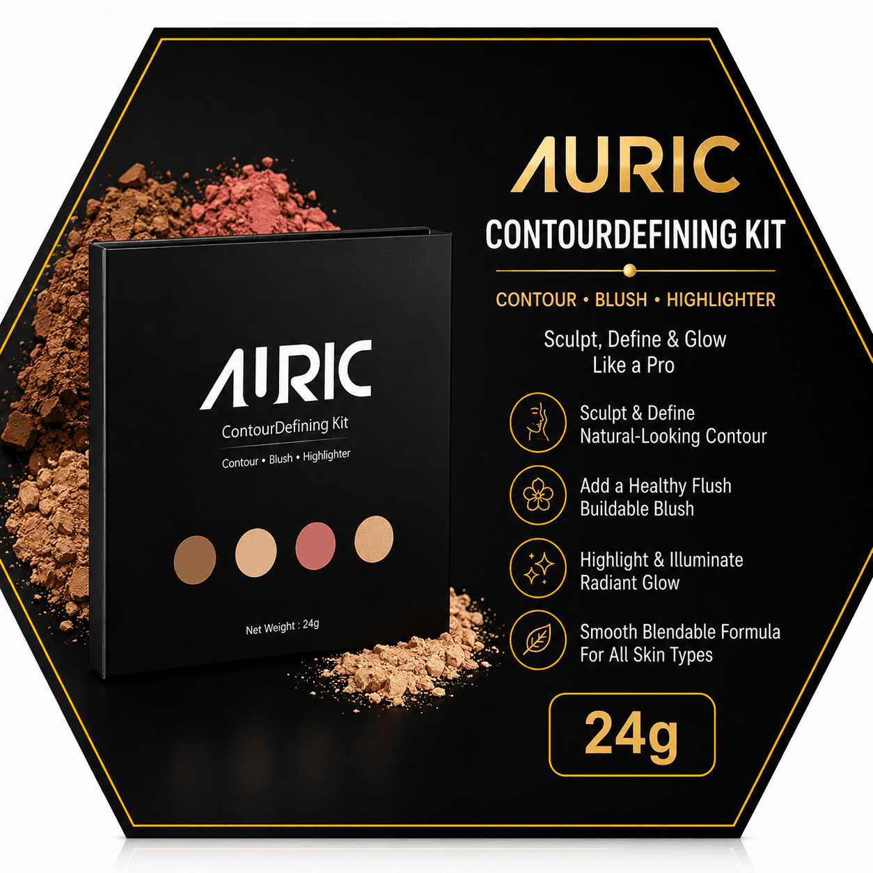 Auric ContourDefining Kit - 24 g