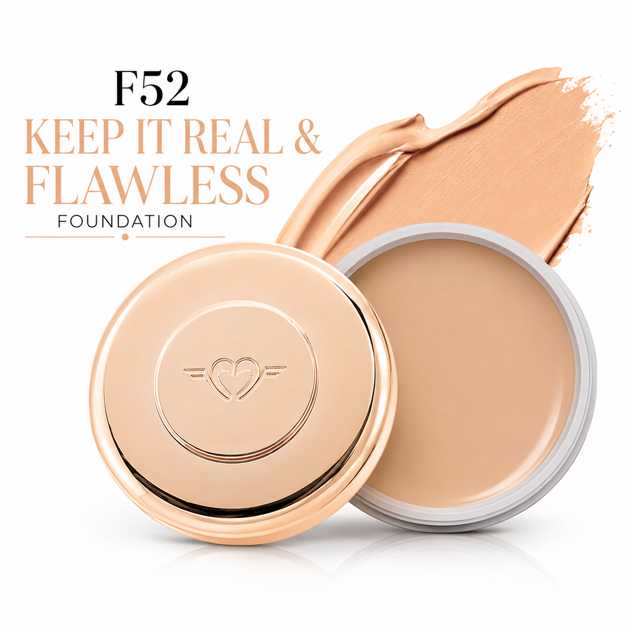 F52 KEEP IT REAL & FLAWLESS FOUNDATION