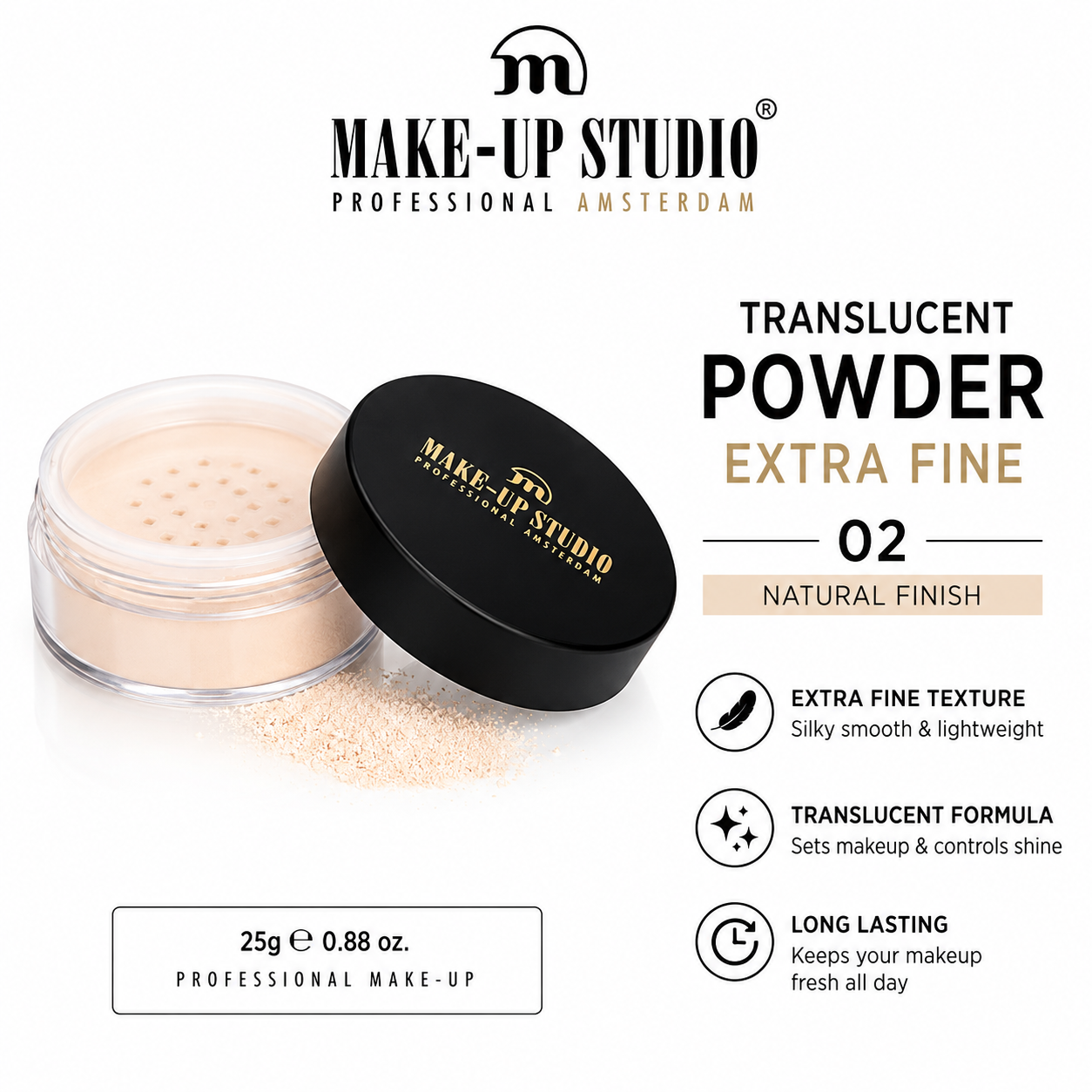 Make-Up Studio Translucent Powder Extra Fine - 02