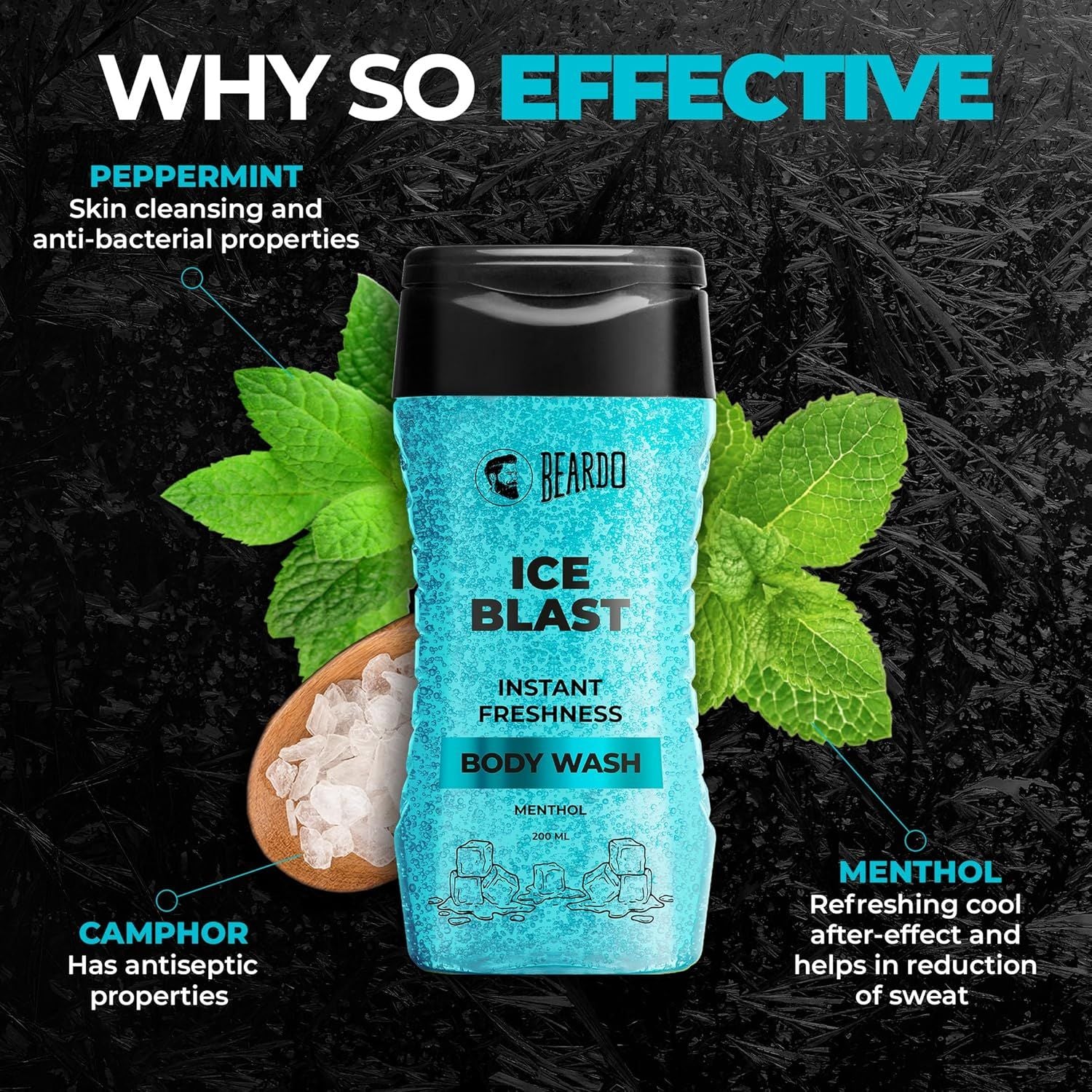 Beardo Ice Blast Body Wash For Men 200ml