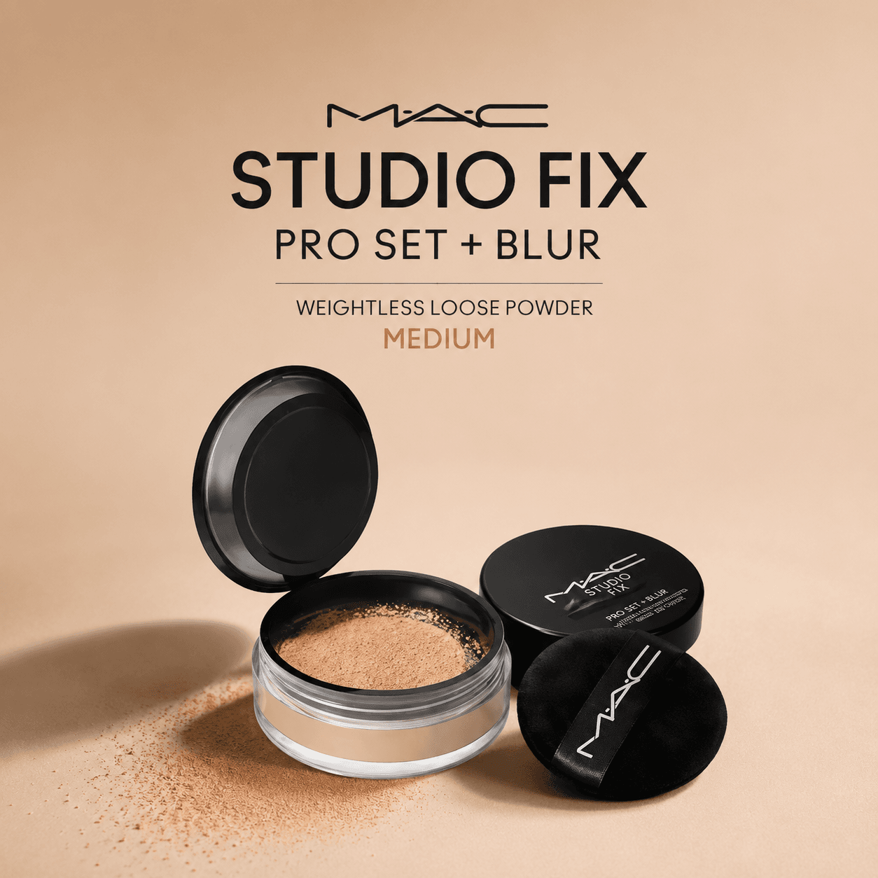 MAC Studio Fix Pro Set + Blur Weightless Loose Powder - Medium