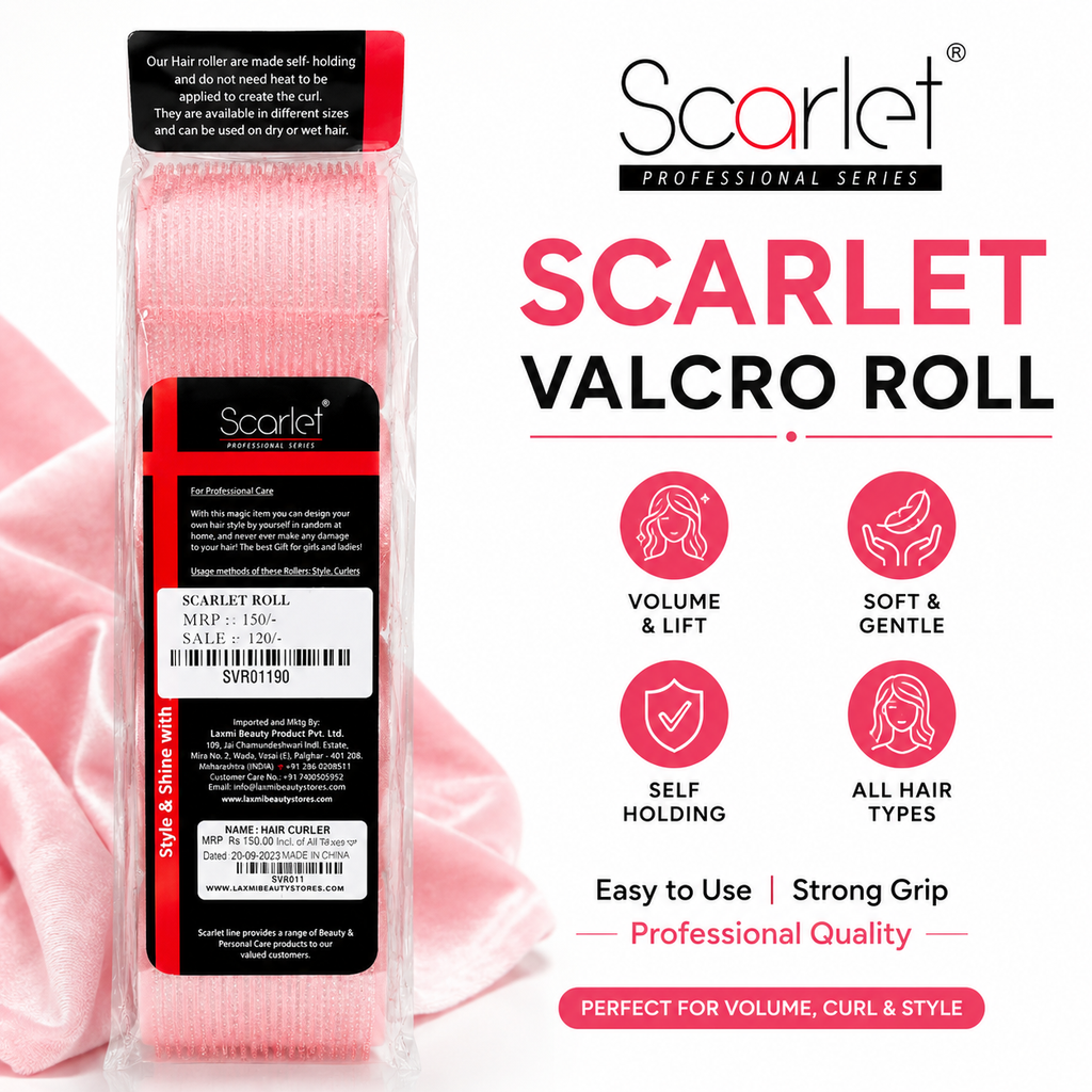 Scarlet valcro roll
