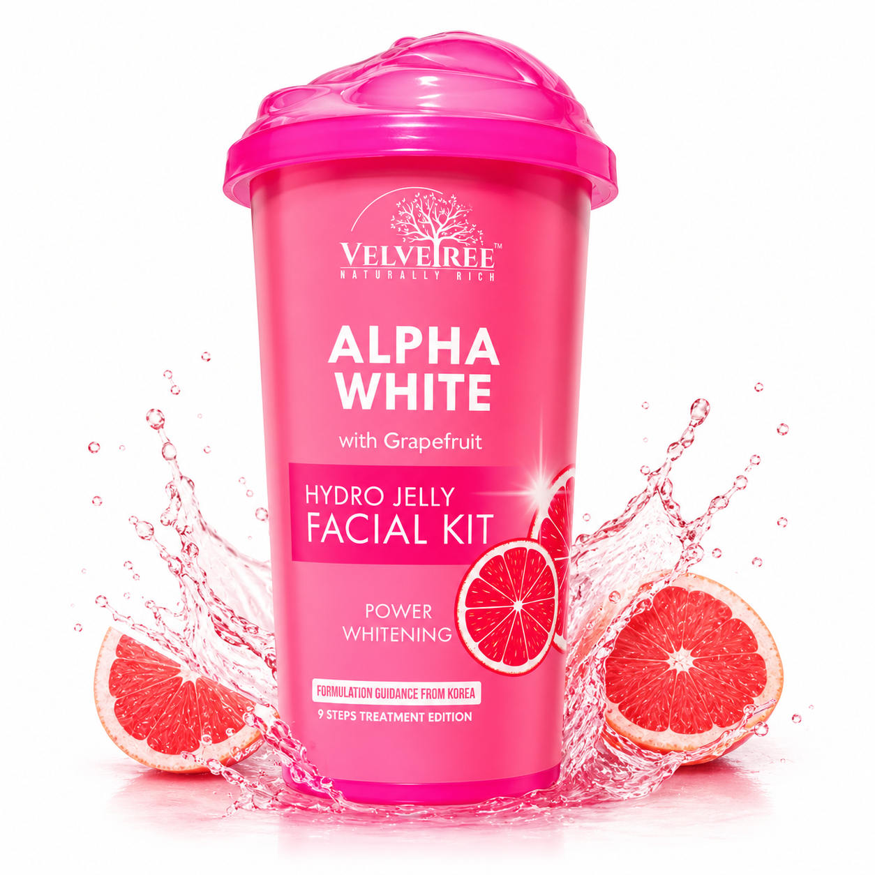 VELVETREE ALPHA WHITE 9 STEP FACIAL KIT