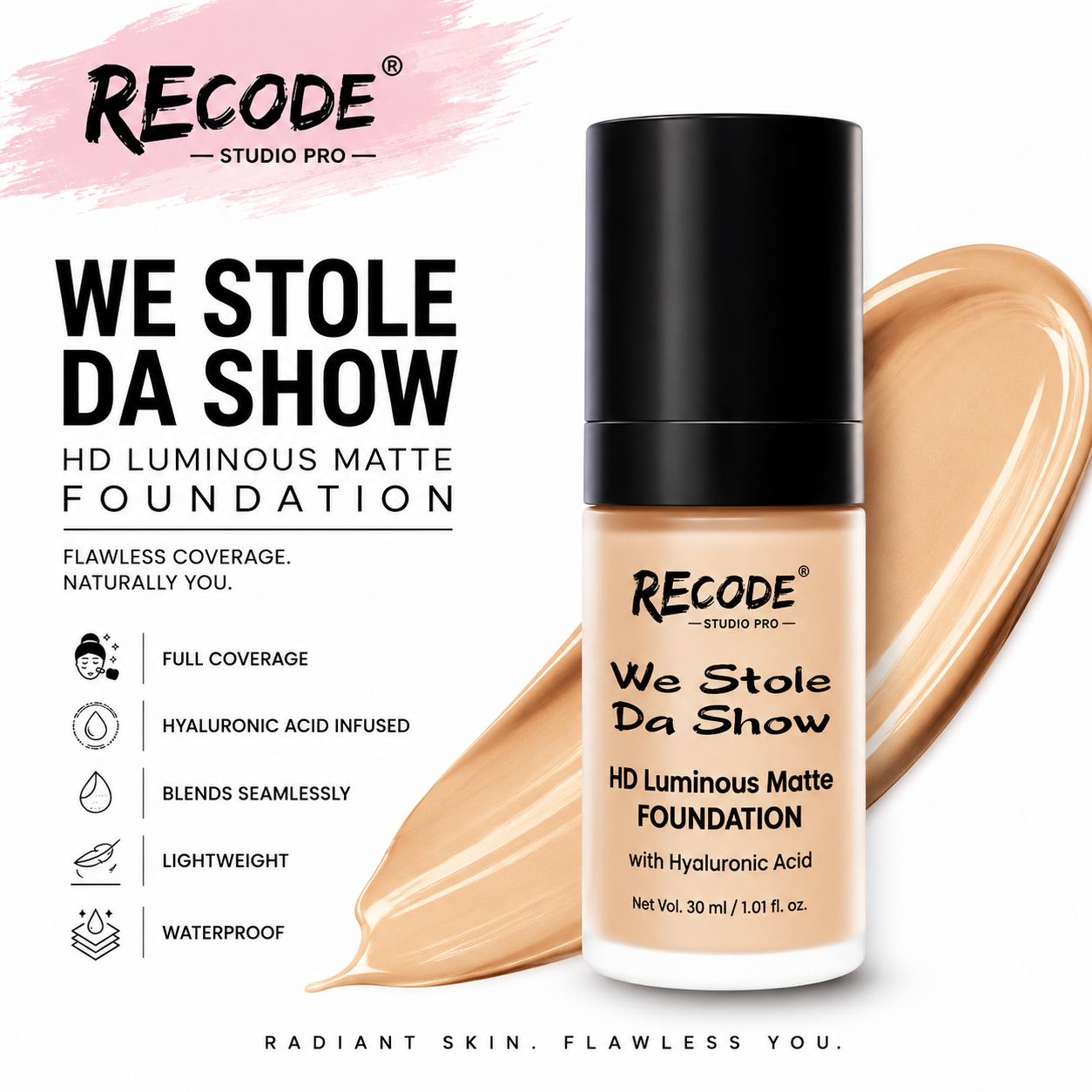 RECODE LUMINOUS FINISH FOUNDATION
