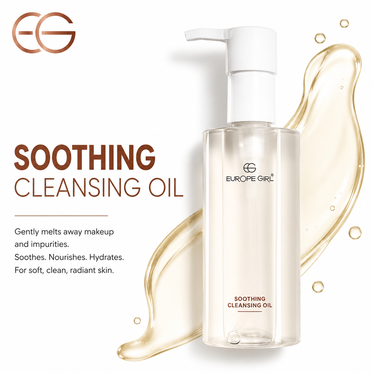 EUROPE GIRL SOOTHING CLEANSING OIL