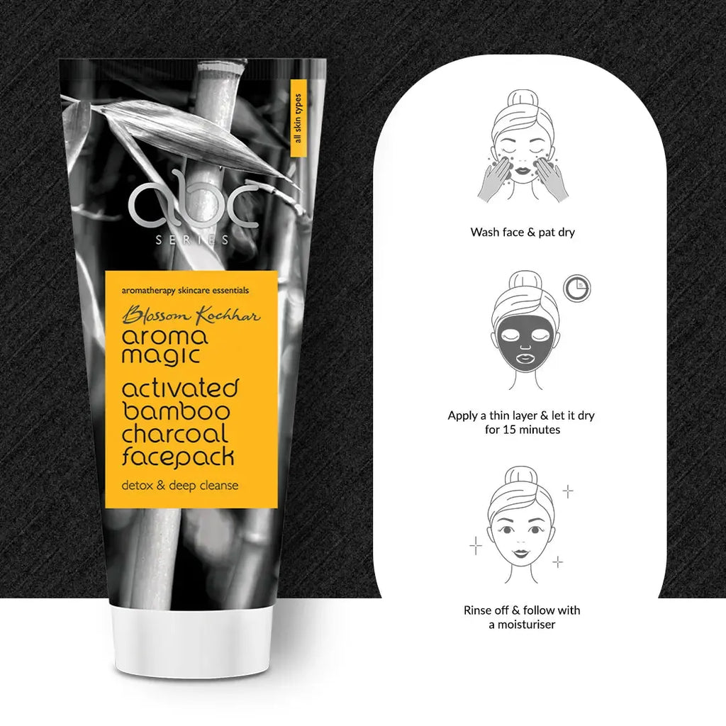 AROMA MAGIC ACTIVATED CHARCOAL BAMBOO PACK