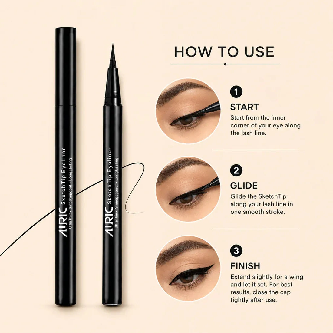AURIC SKETCH TIP EYELINER