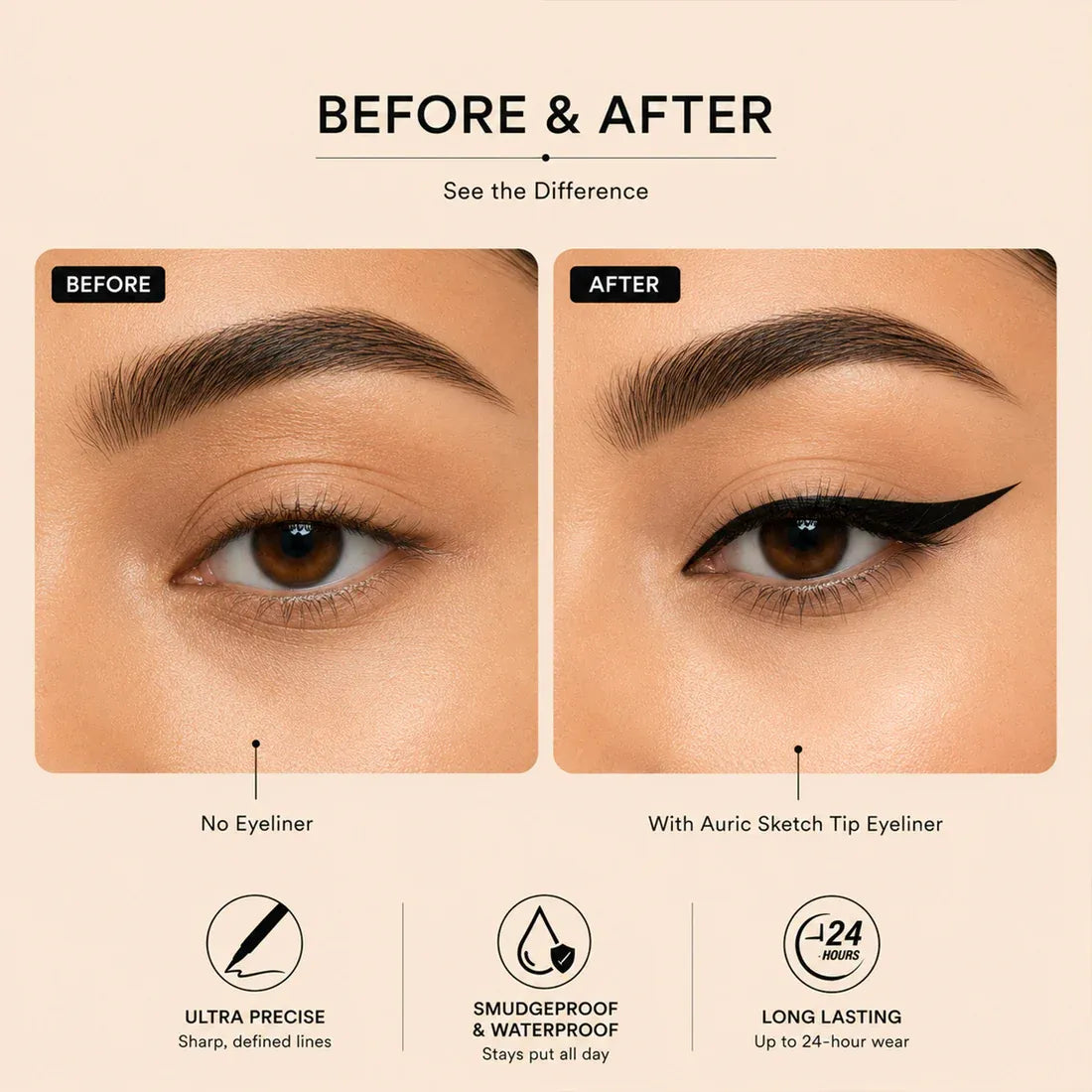 AURIC SKETCH TIP EYELINER