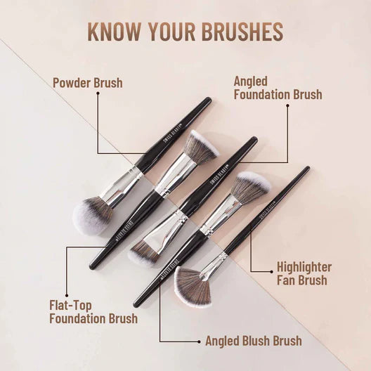 SWISS BEAUTY PROFESSIONAL SERIES SET OF 12 BRUSHES