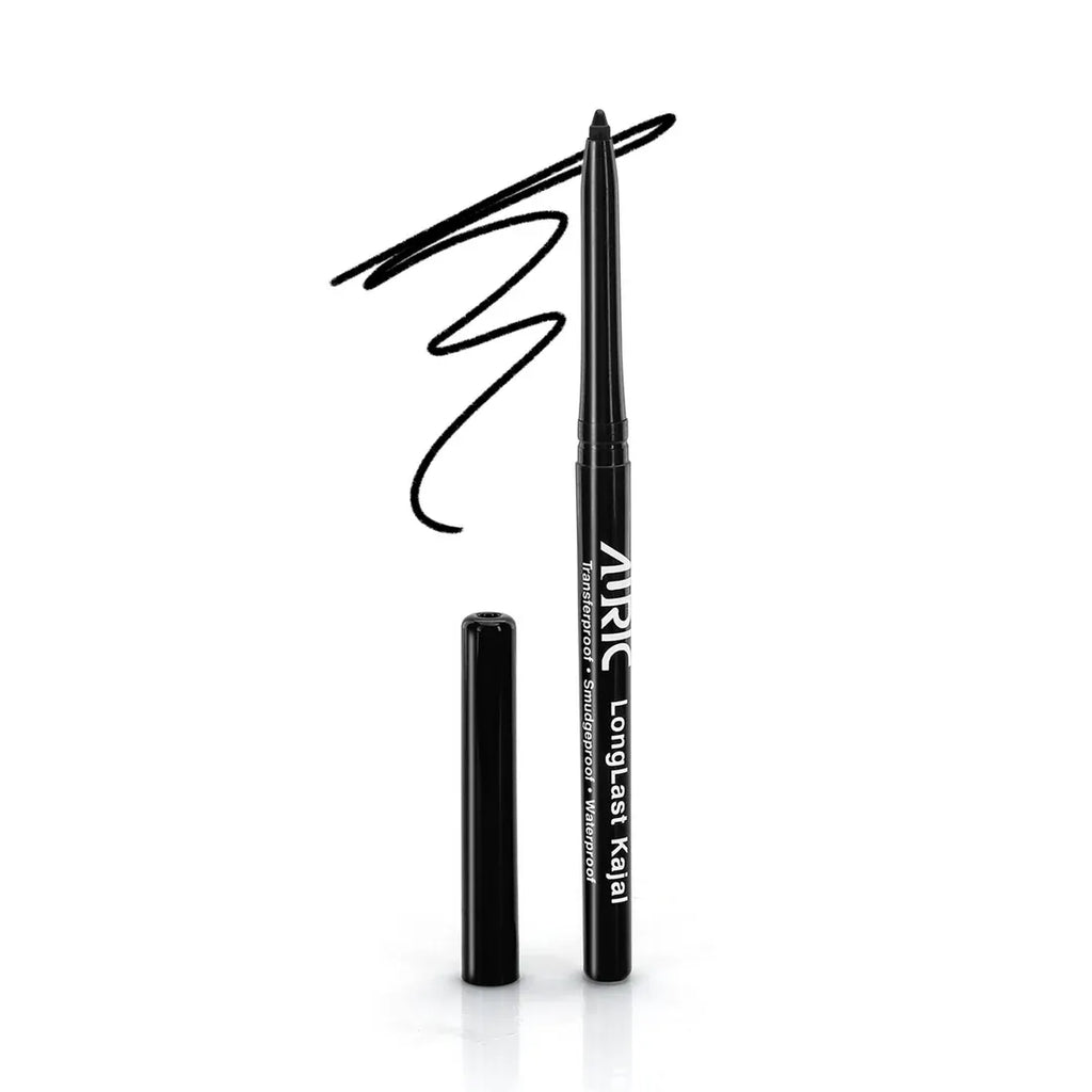 Auric LongLast Kajal, Ebony Black - 0.32 g