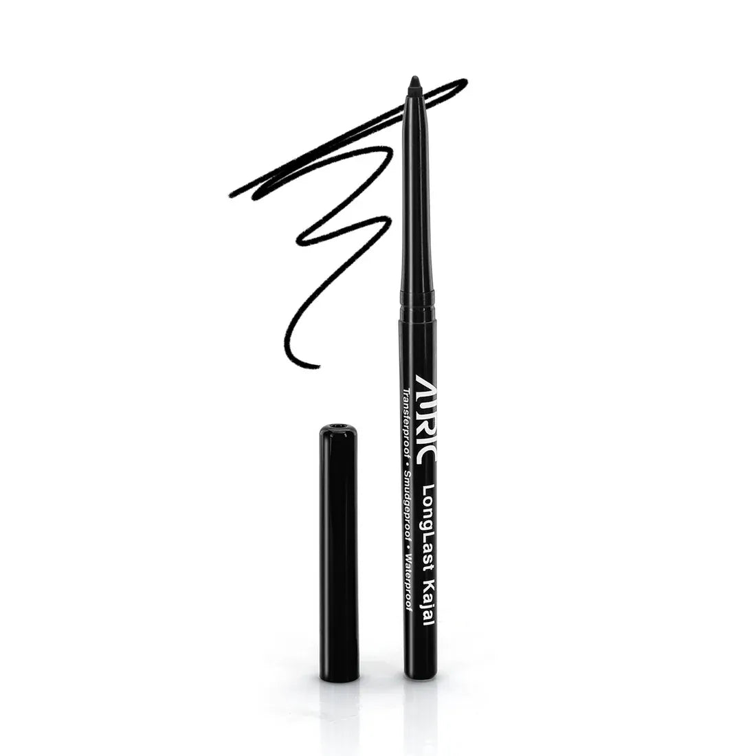 Auric LongLast Kajal, Ebony Black - 0.32 g