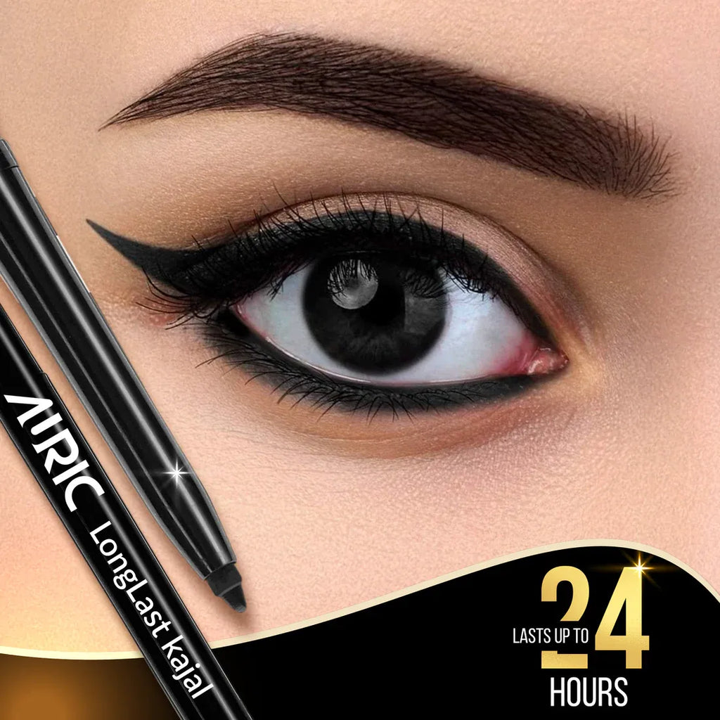 Auric LongLast Kajal, Ebony Black - 0.32 g