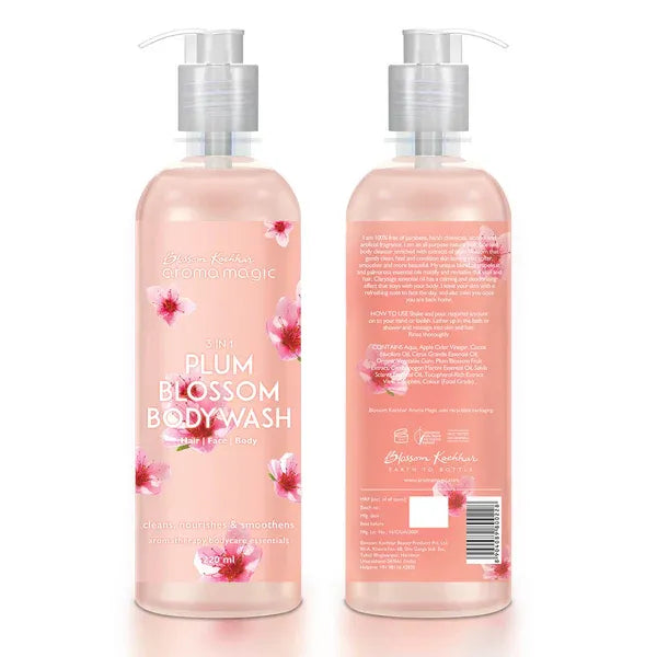 AROMA MAGIC PLUM BLOSSOM HAND & BODY WASH 220ML