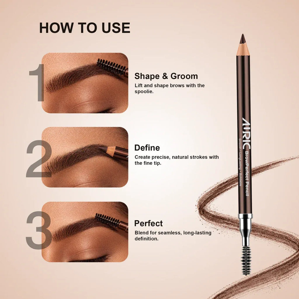 Auric BrowPerfect Pencil – Dark Brown 1.2g