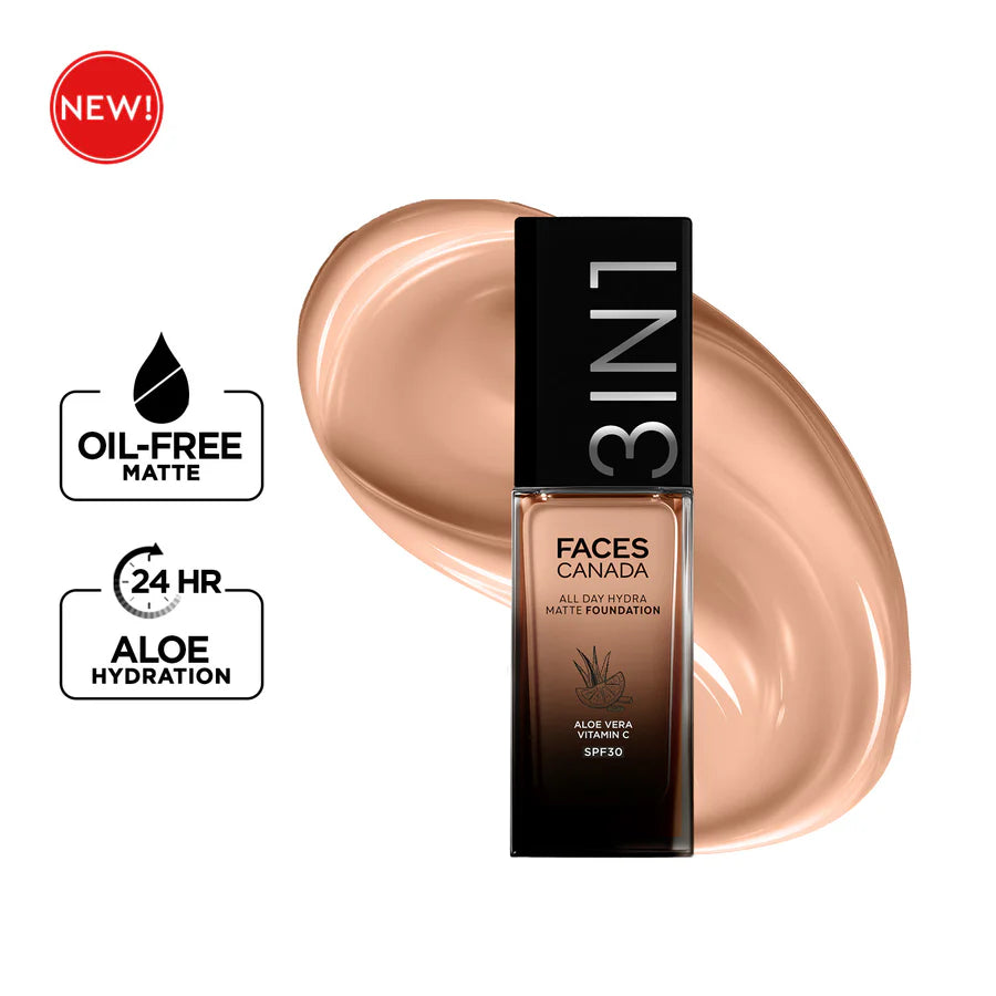 FC 3IN1 ALL DAY HYDRA MATTE FOUNDATION