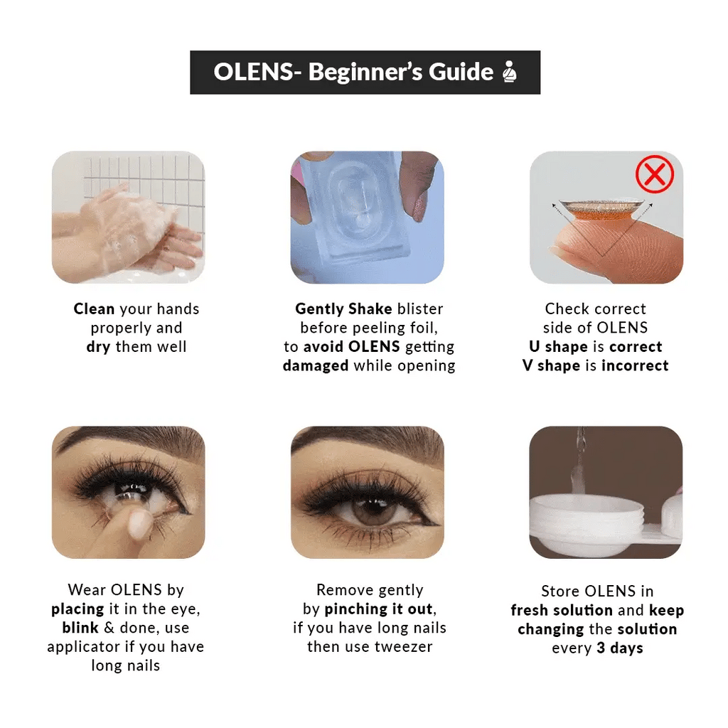 OLENS Secriss Coral Brown EYE LENS