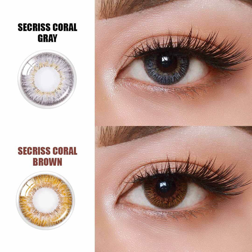 OLENS Secriss Coral Brown EYE LENS