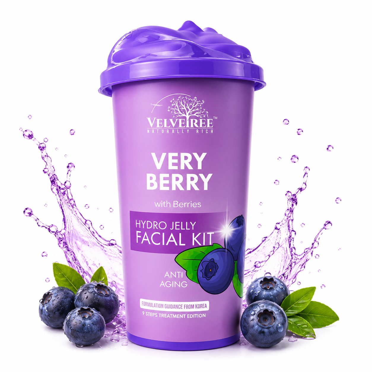 VELVETREE VERY BERRY 9 STEP FACIAL KIT