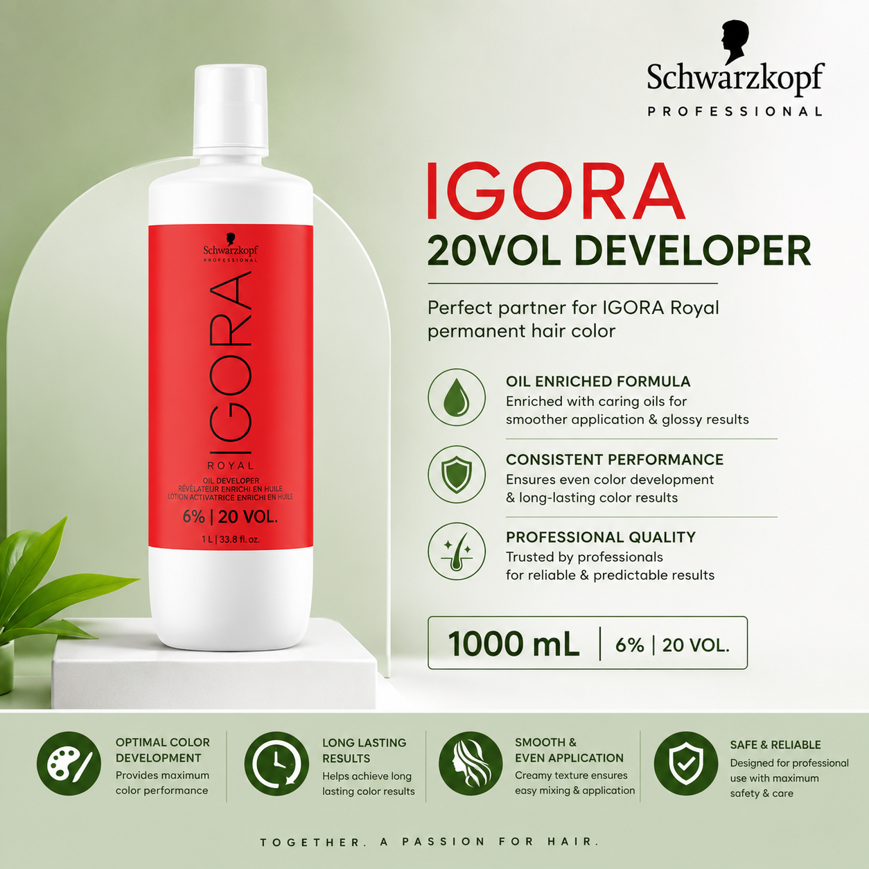 SCHWARZKOPF IGORA  20VOL DEVELOPER 1000ML