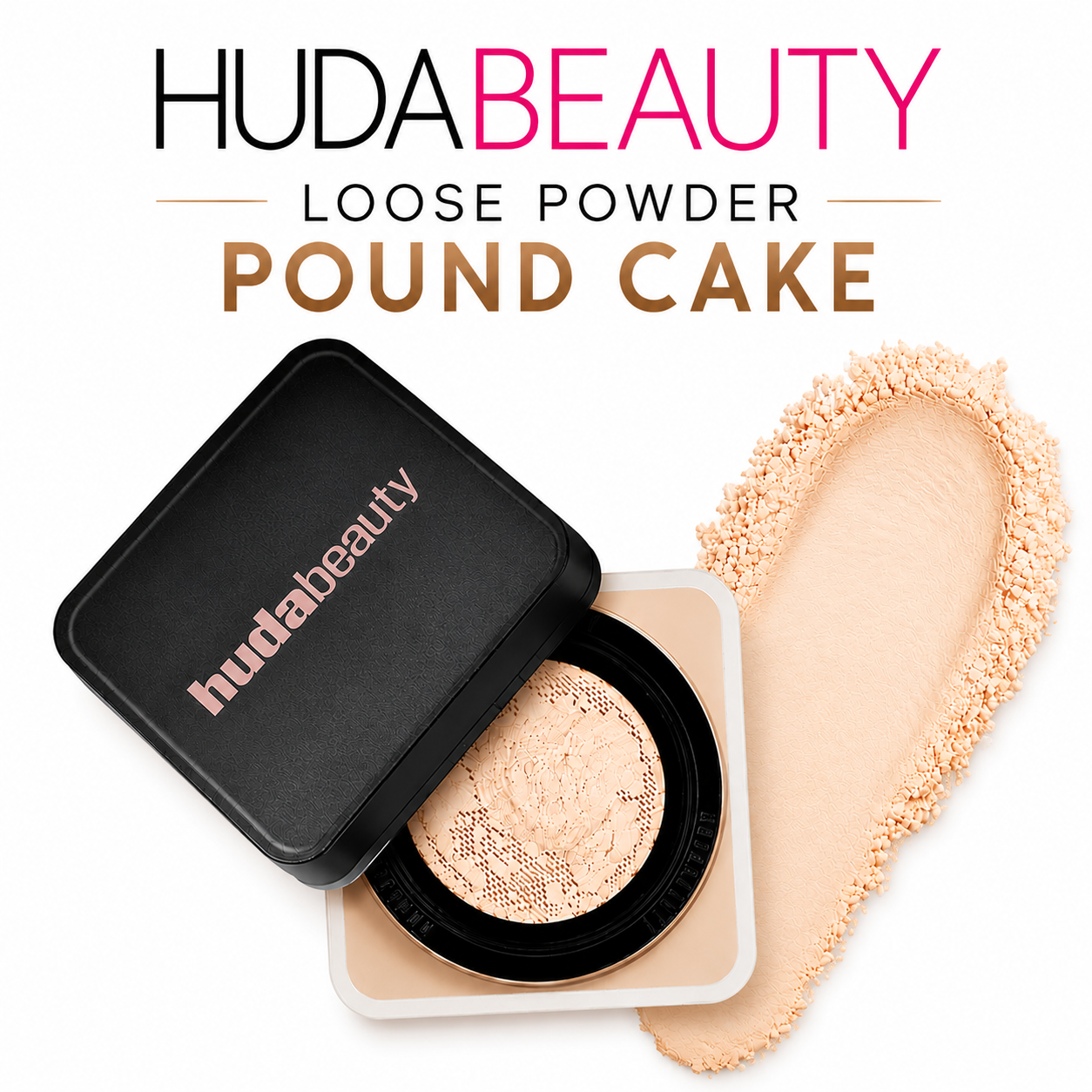 HUDA BEAUTY LOOSE POWDER POUND CAKE