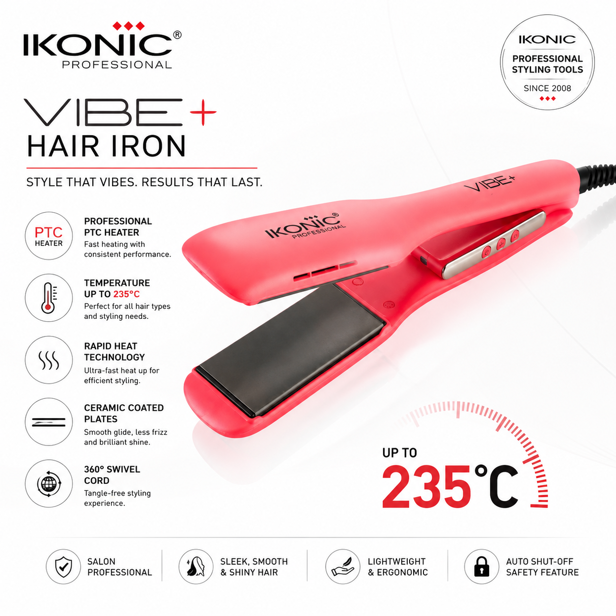 IKONIC Hair Iron Vibe+