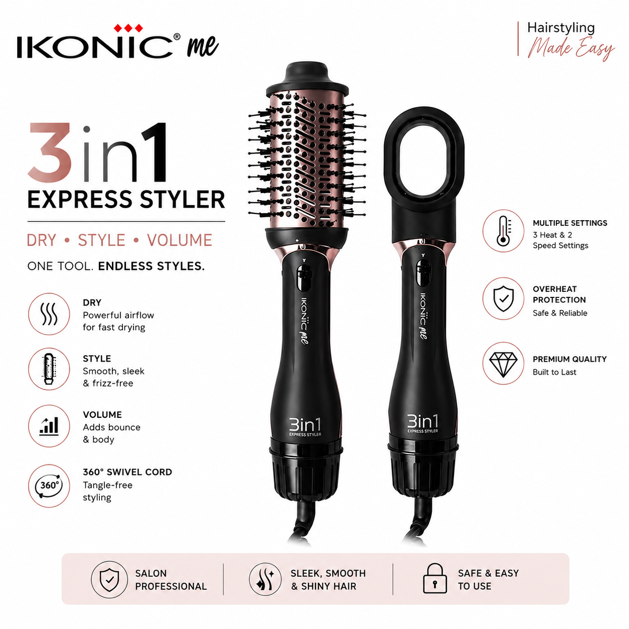 IKONIC 3 in 1 Express Styler