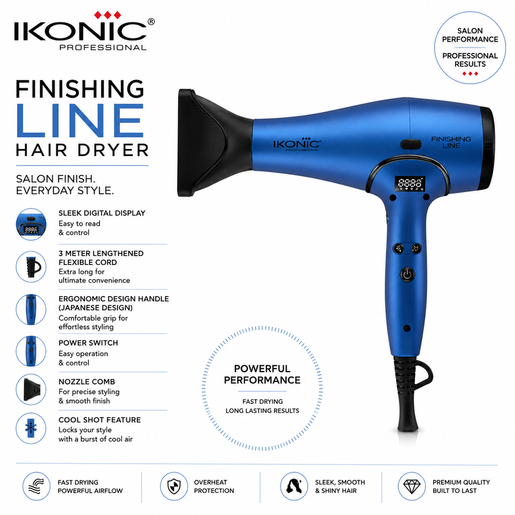 IKONIC Hair Dryer Finishing Line