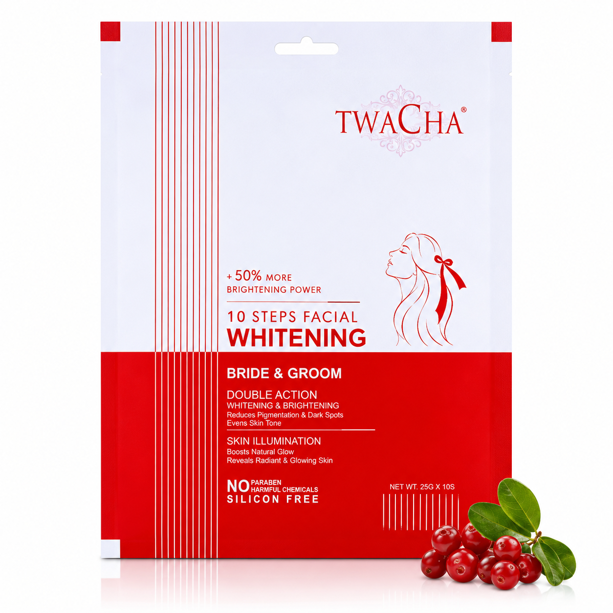 TWACHA 10 STEPS WHITENING SINGLE FACIAL