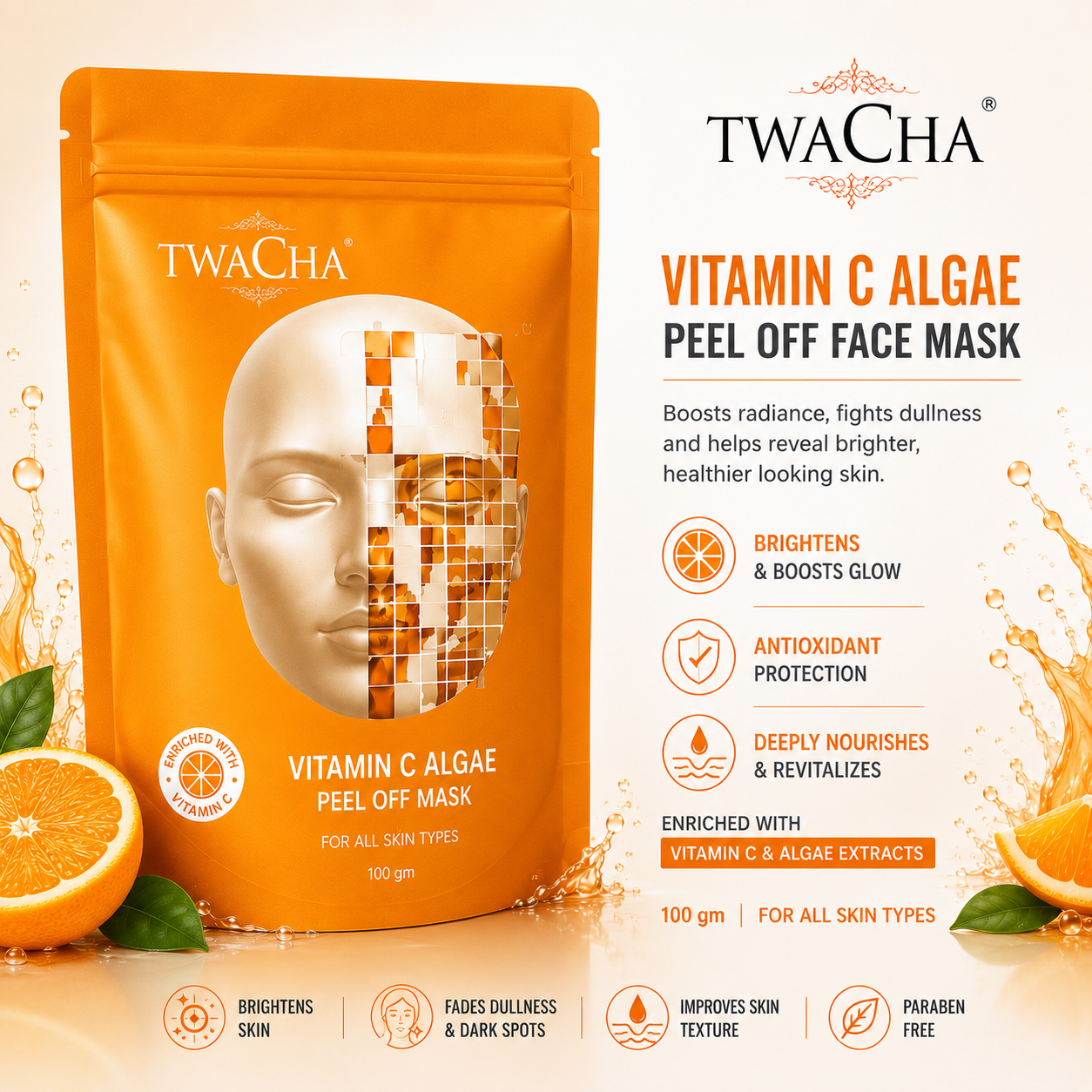 TWACHA PEEL OFF FACE MASK BIG 400GM
