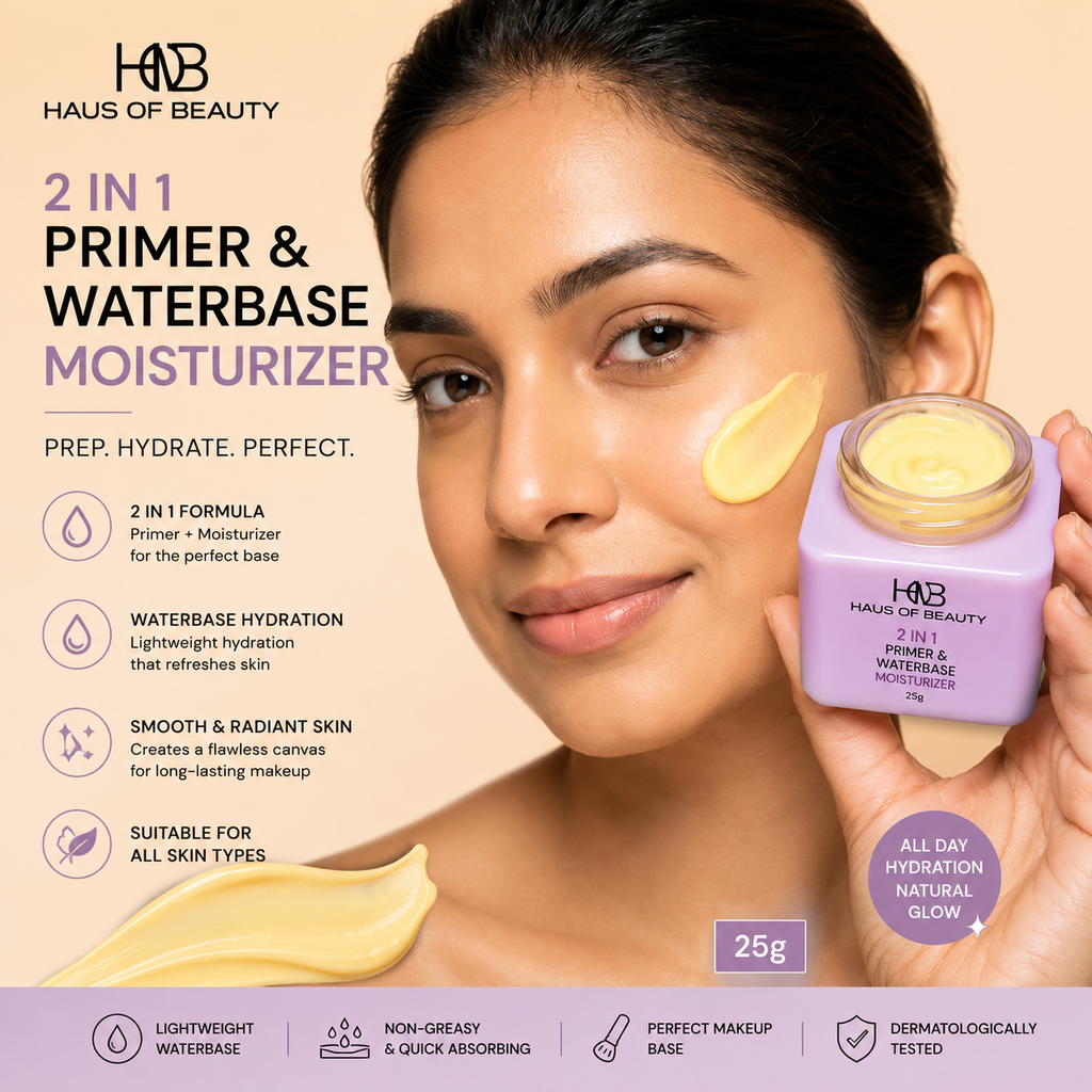 HAUS OF BEAUTY 2 IN 1 PRIMER & WATERBASE MOISTURIZER 25g