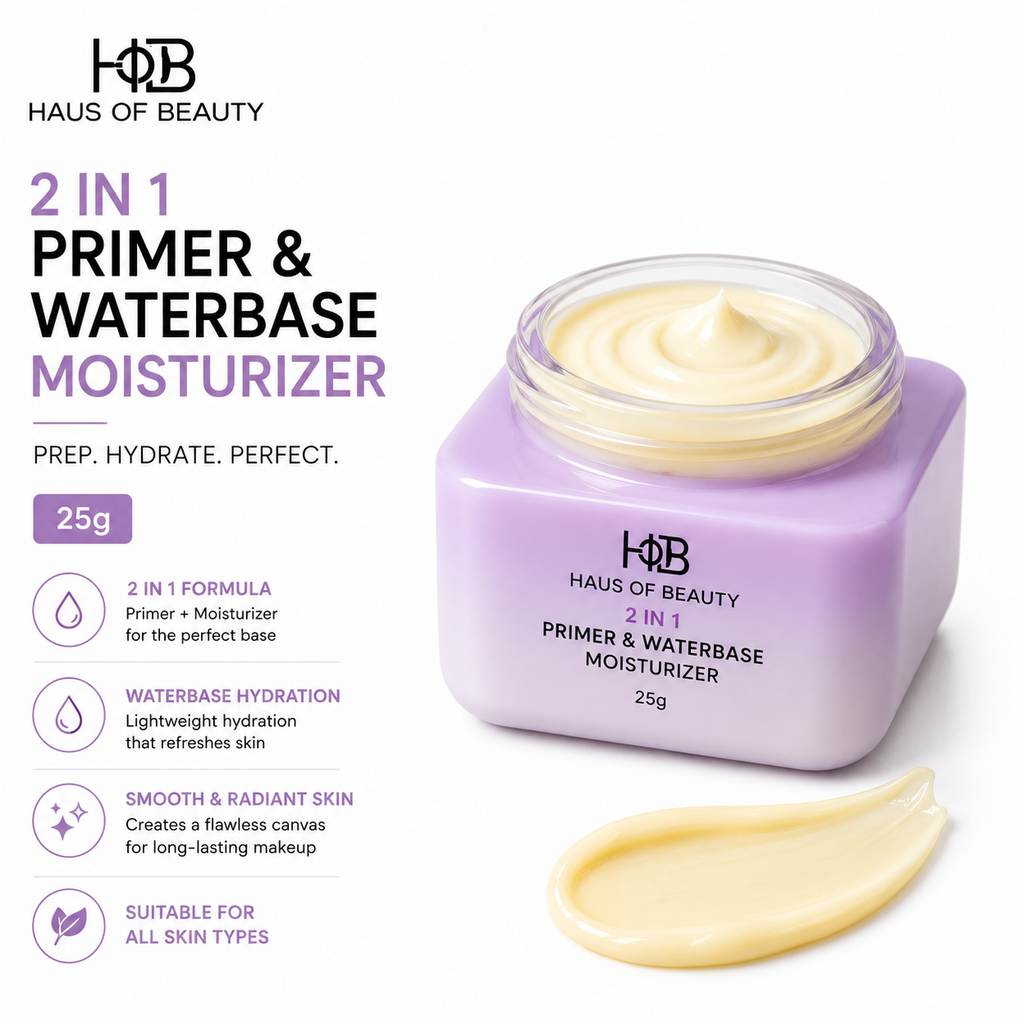 HAUS OF BEAUTY 2 IN 1 PRIMER & WATERBASE MOISTURIZER 25g
