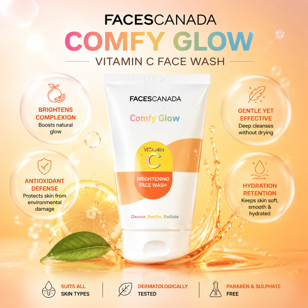 FC COMFY GLOW VITAMIN C FACE WASH