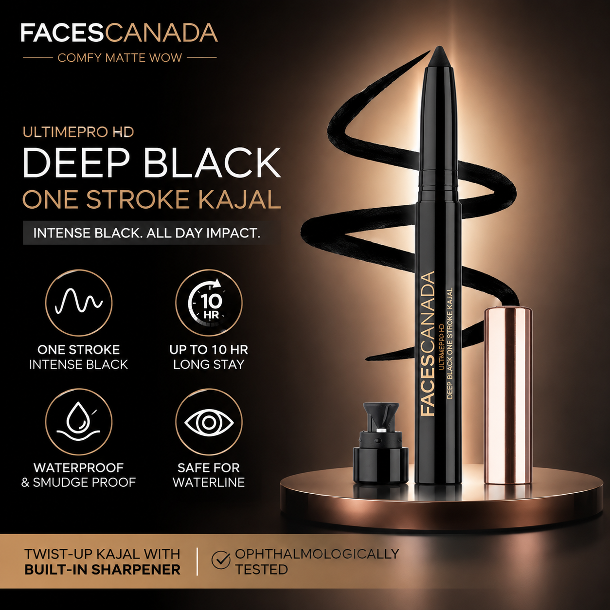 FC ULTIME PRO HD ONE STROKE DEEP BLACK KAJAL