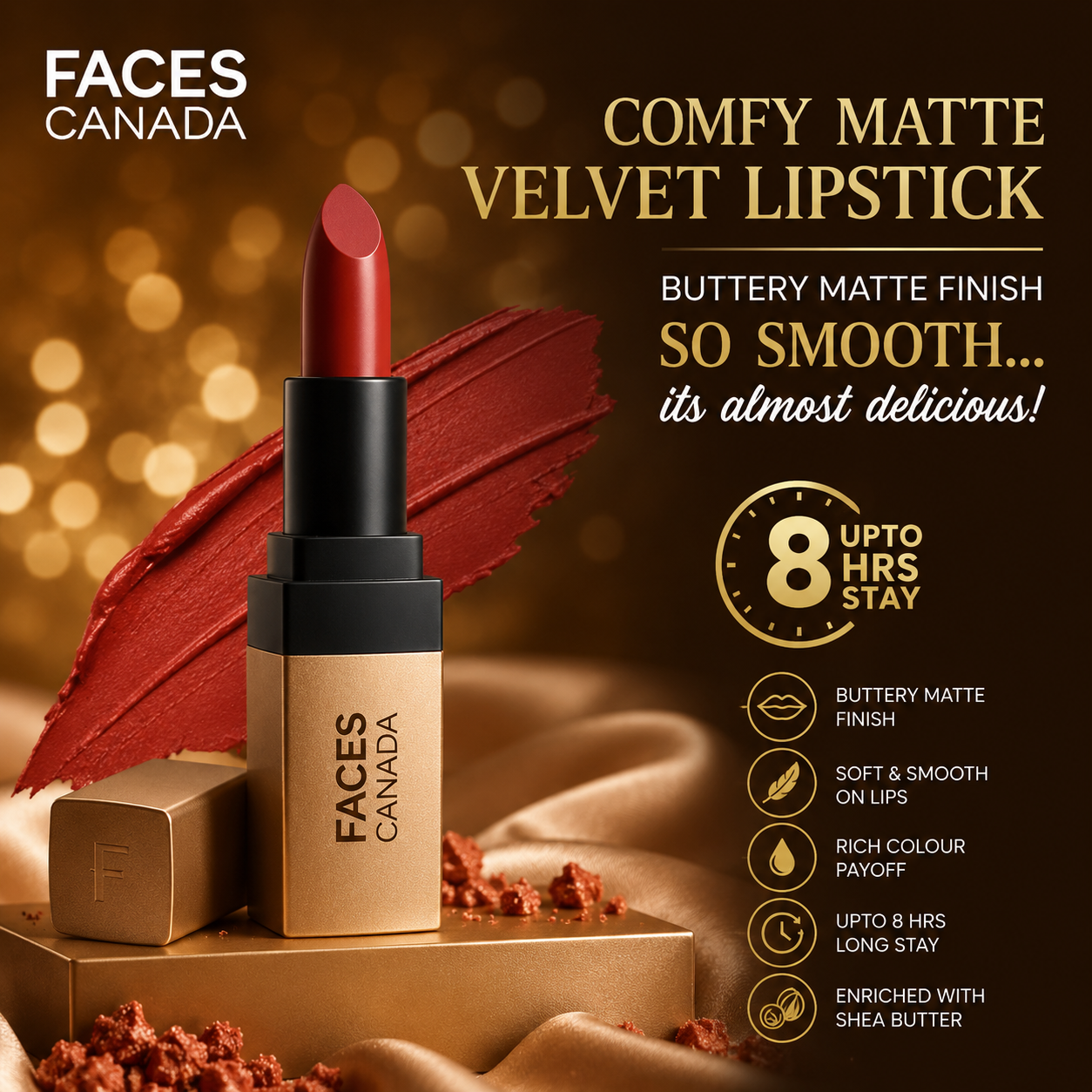 FC COMFY MATTE VELVET TOUCH LIPSTICK