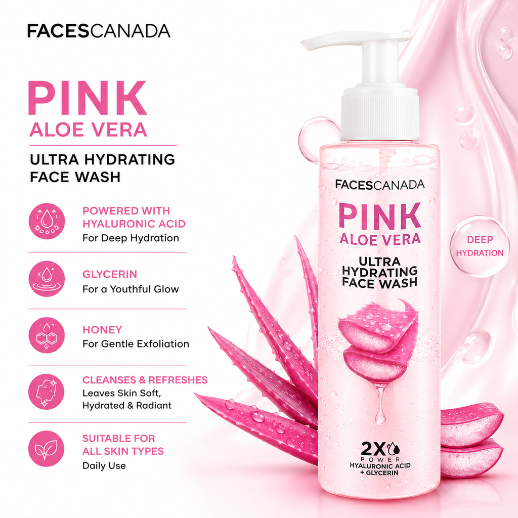 FC PINK ALOEVERA ULDTA HYDRATING FACE WASH