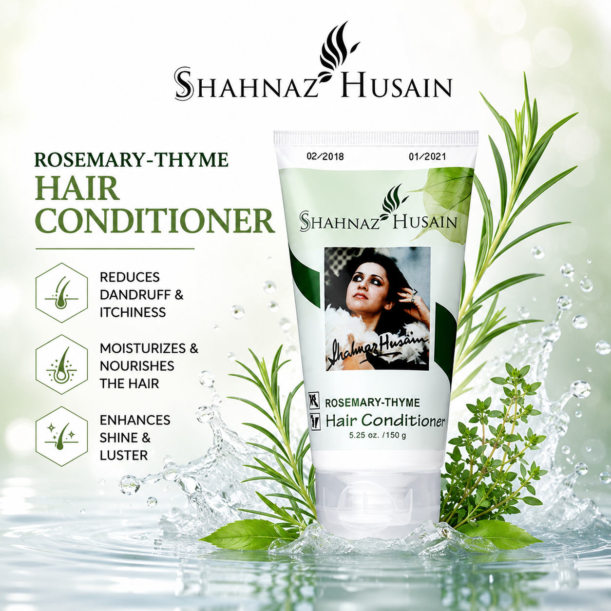 Shahnaz Husain ROSEMARY THYME HAIR CONDITIONER