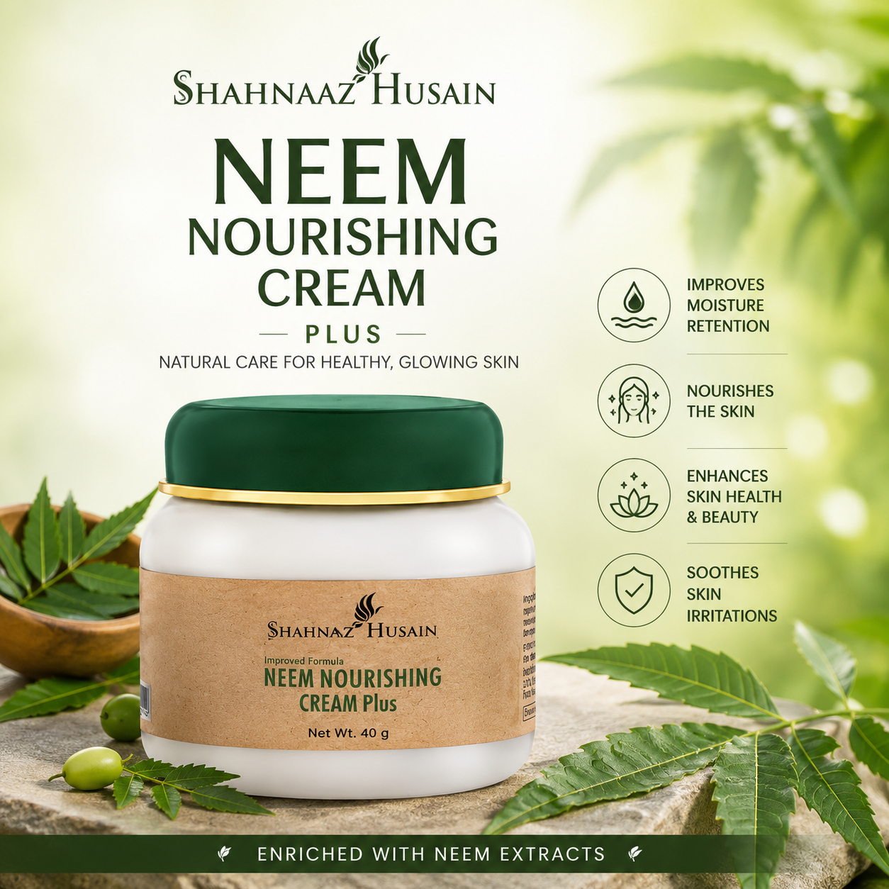 Shahnaz Husain NEEM SKIN NOURISHING CREAM