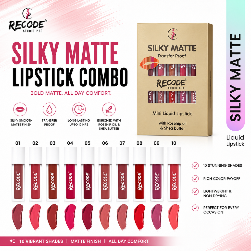 RECODE SILKY MATTE LIPSTICK COMBO
