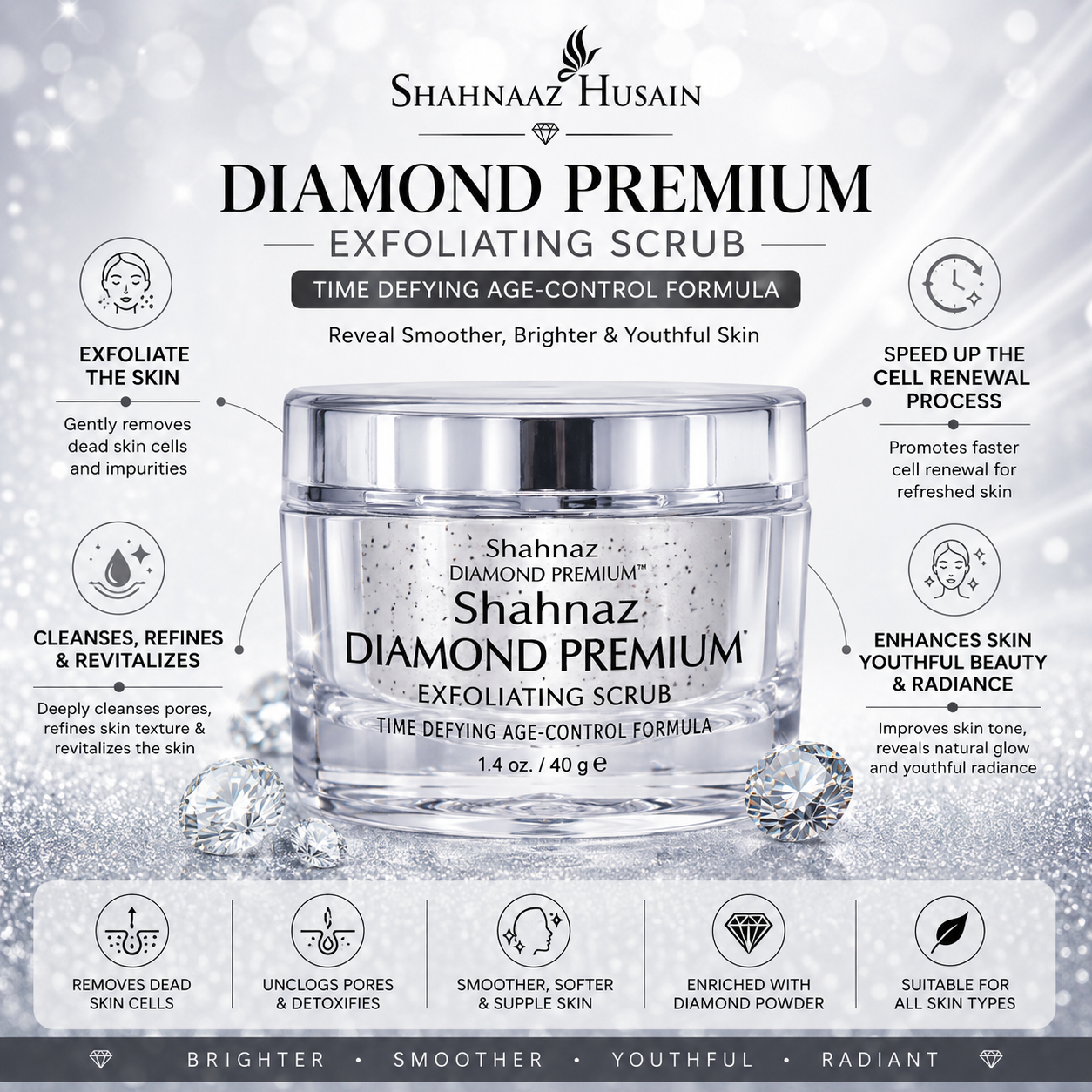 Shahnaz Husain DIAMOND PLUS SCRUB