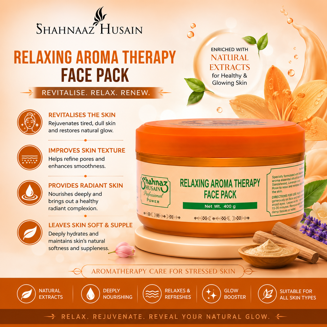 Shahnaz Husain AROMA RELAXING THERAPY PACK