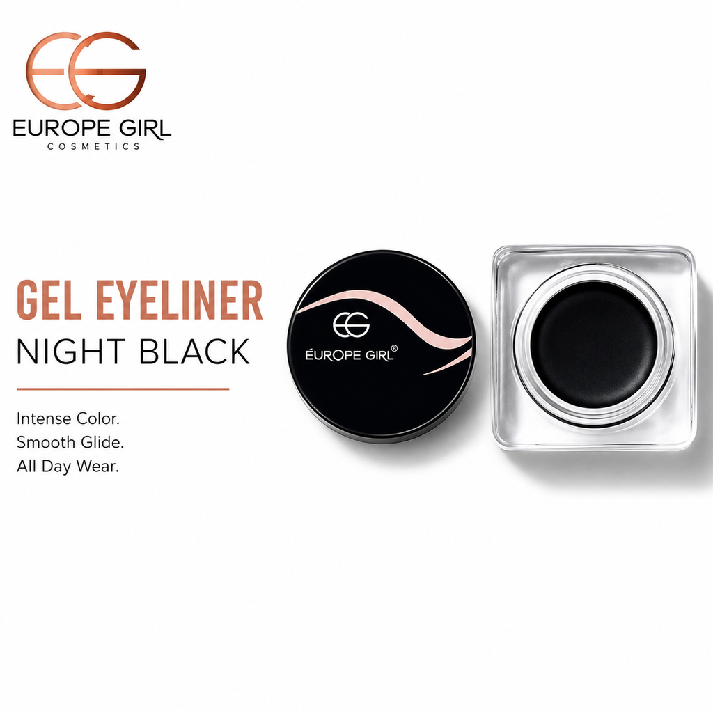 EUROPE GIRL GEL EYELINER NIGHT BLACK