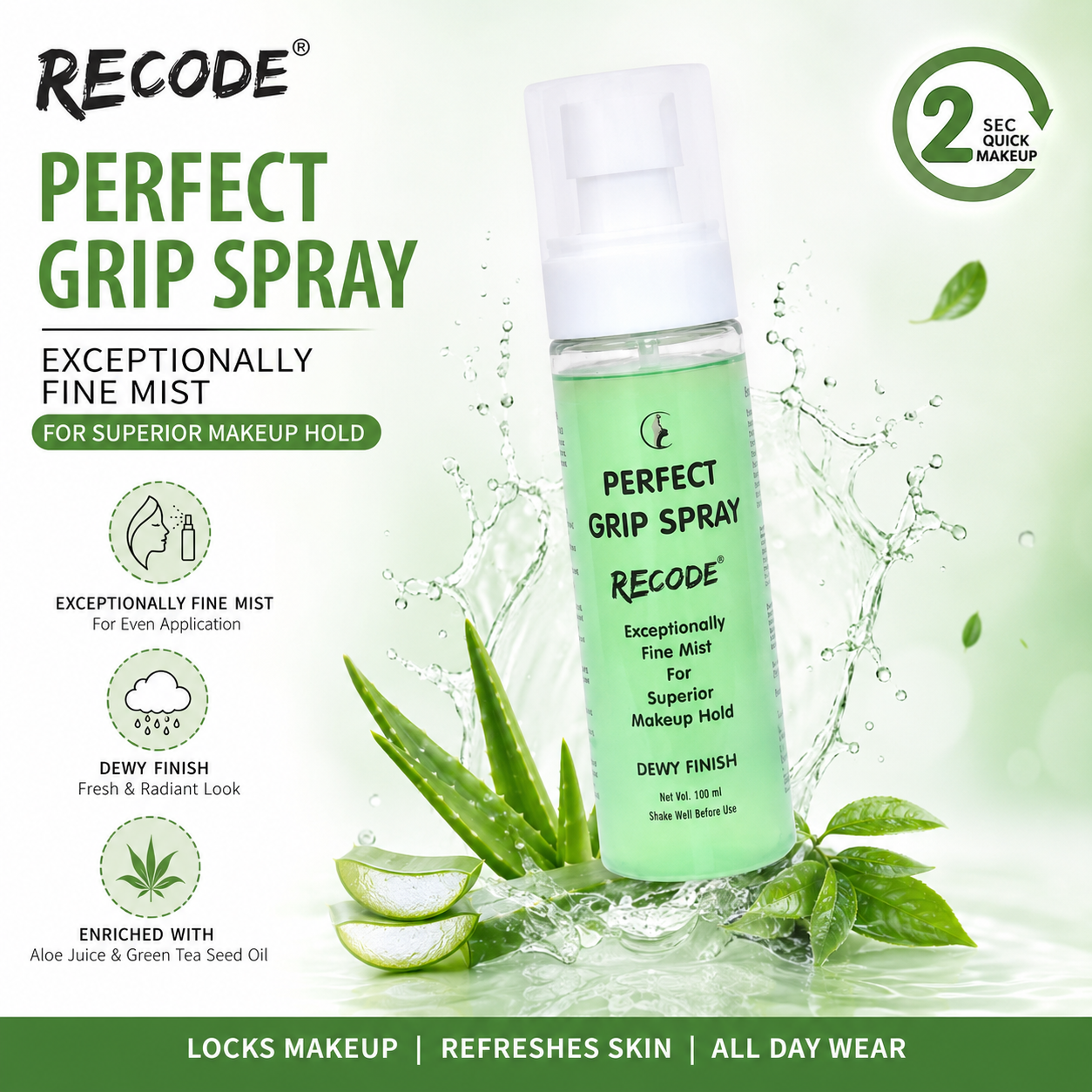 RECODE GRIP SPRAY DEWY FINISH