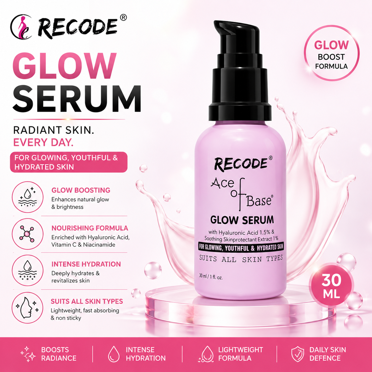 RECODE GLOW SERUM 30ML