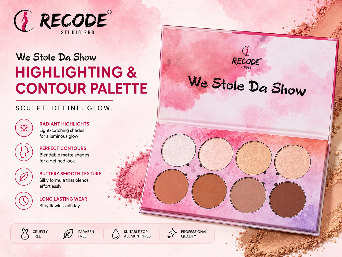 RECODE HIGHLIGHTER CONTOUR PALLET