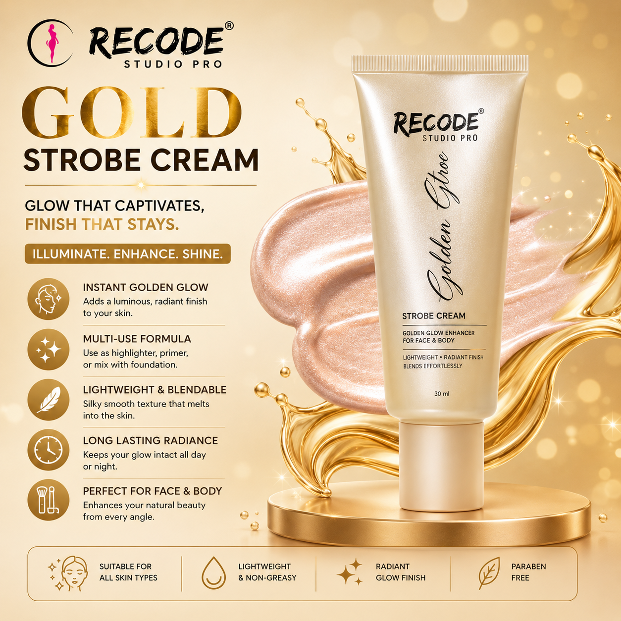 RECODE GOLD STROBE CREAM