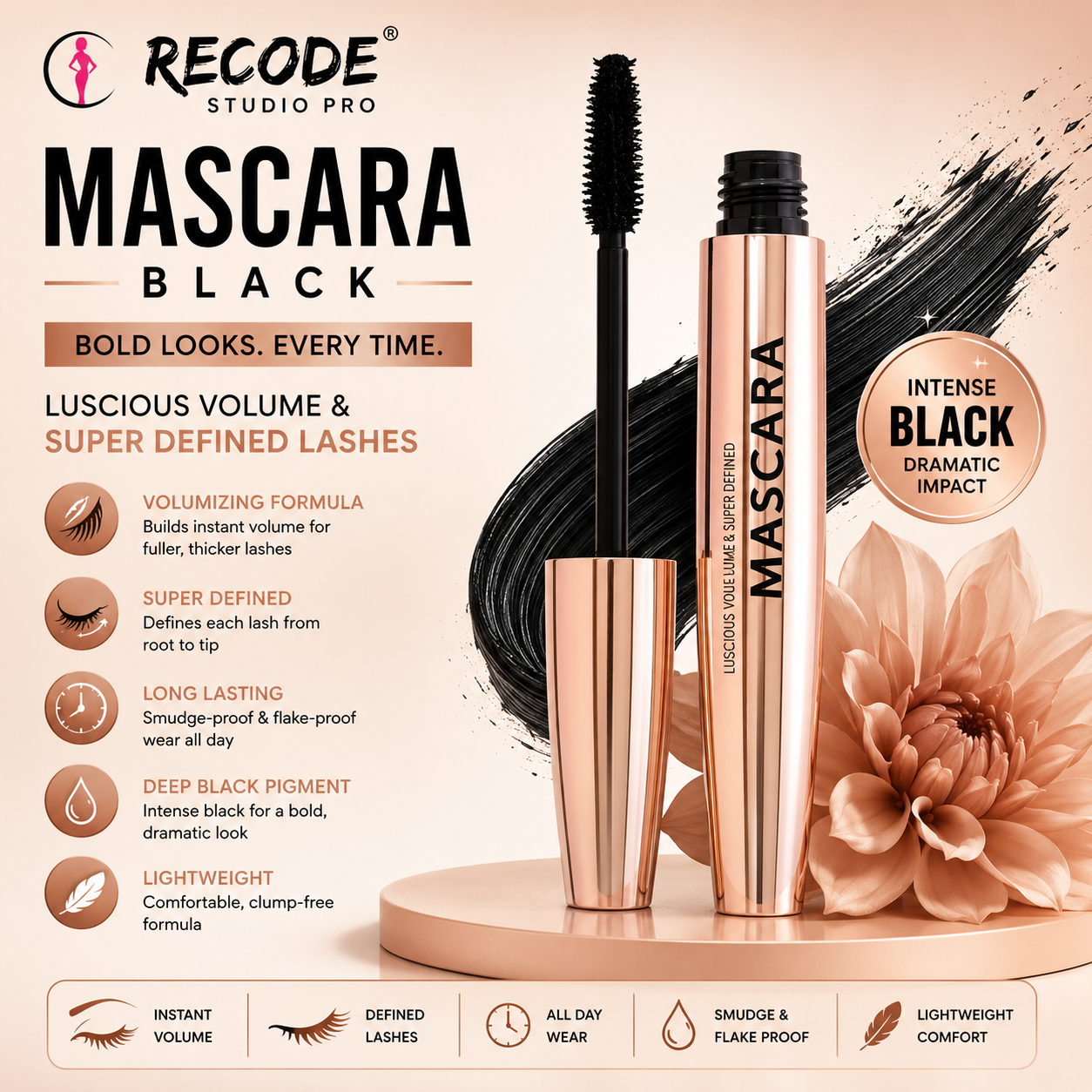 RECODE MASCARA BLACK